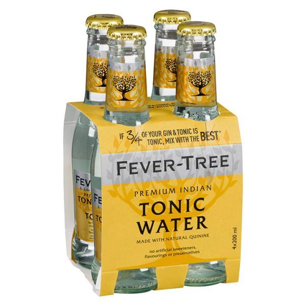 Fever-Tree Premium Indian Tonic Water 4pk