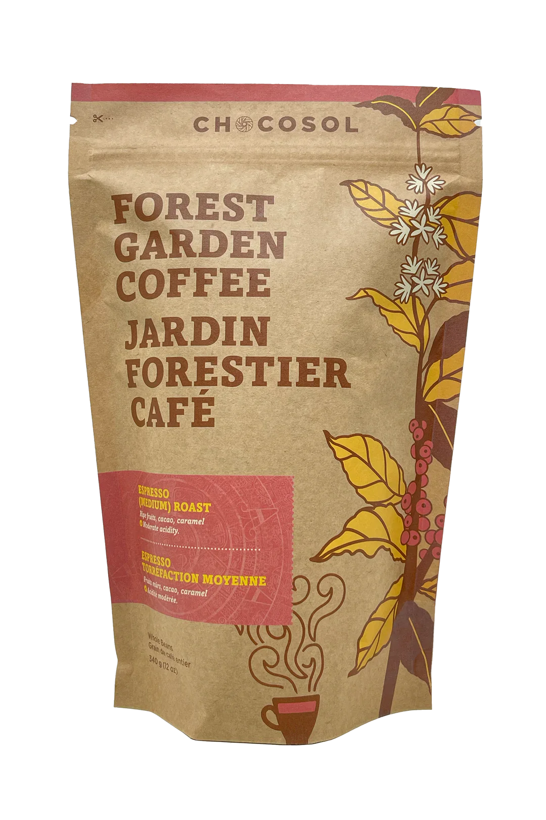 Whole Bean Forest Garden Medium Roast Coffee