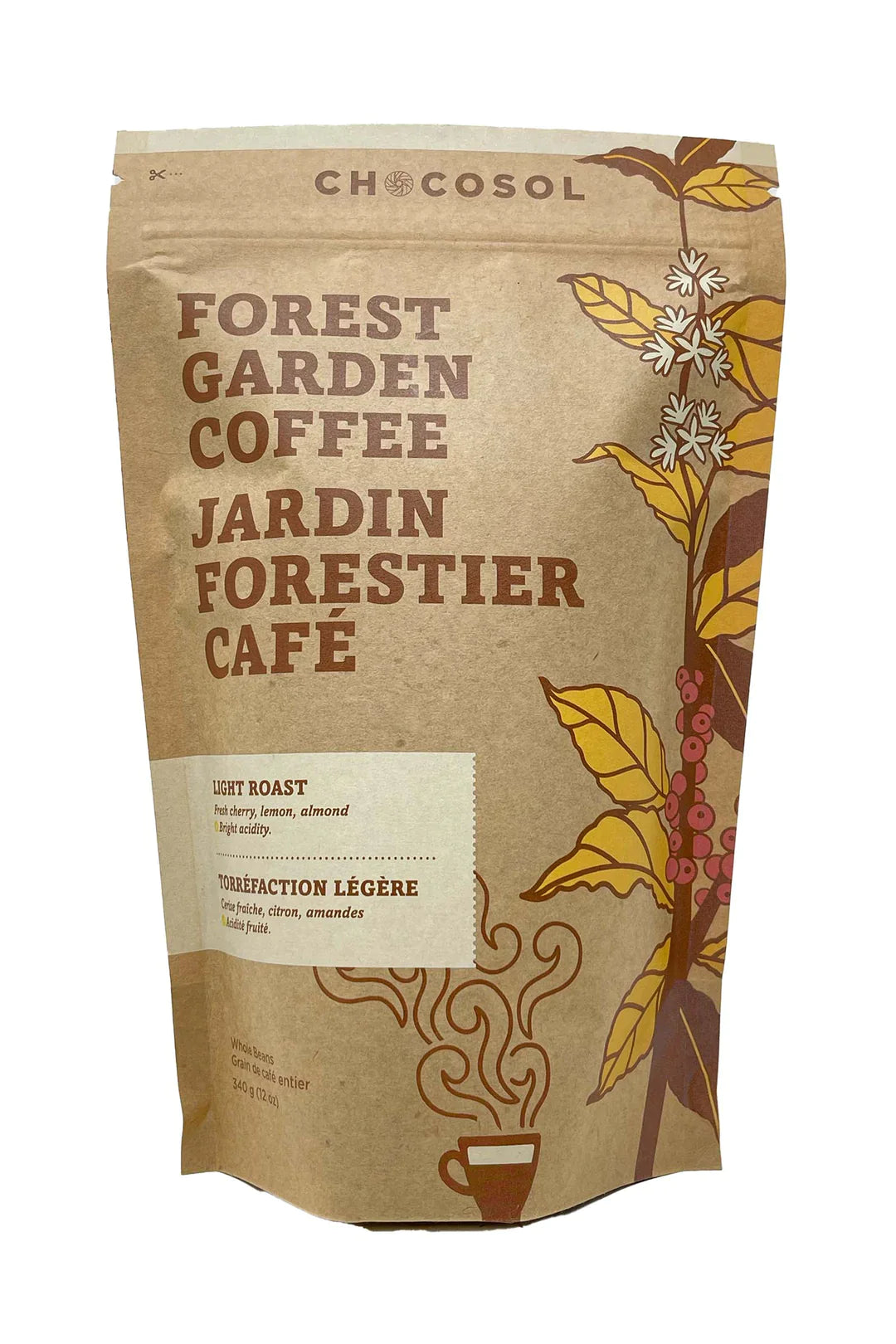 Whole Bean Forest Garden Light Roast Coffee