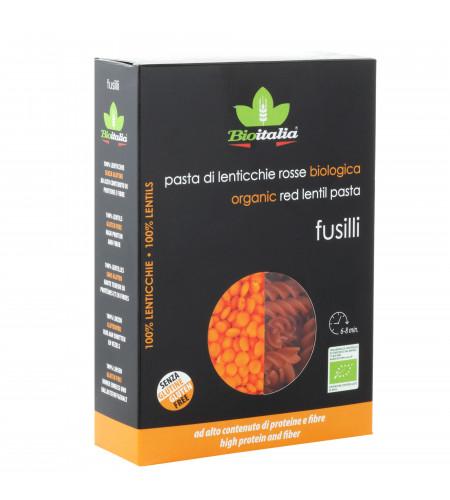 Bioitalia Organic Red Lentil Fusilli
