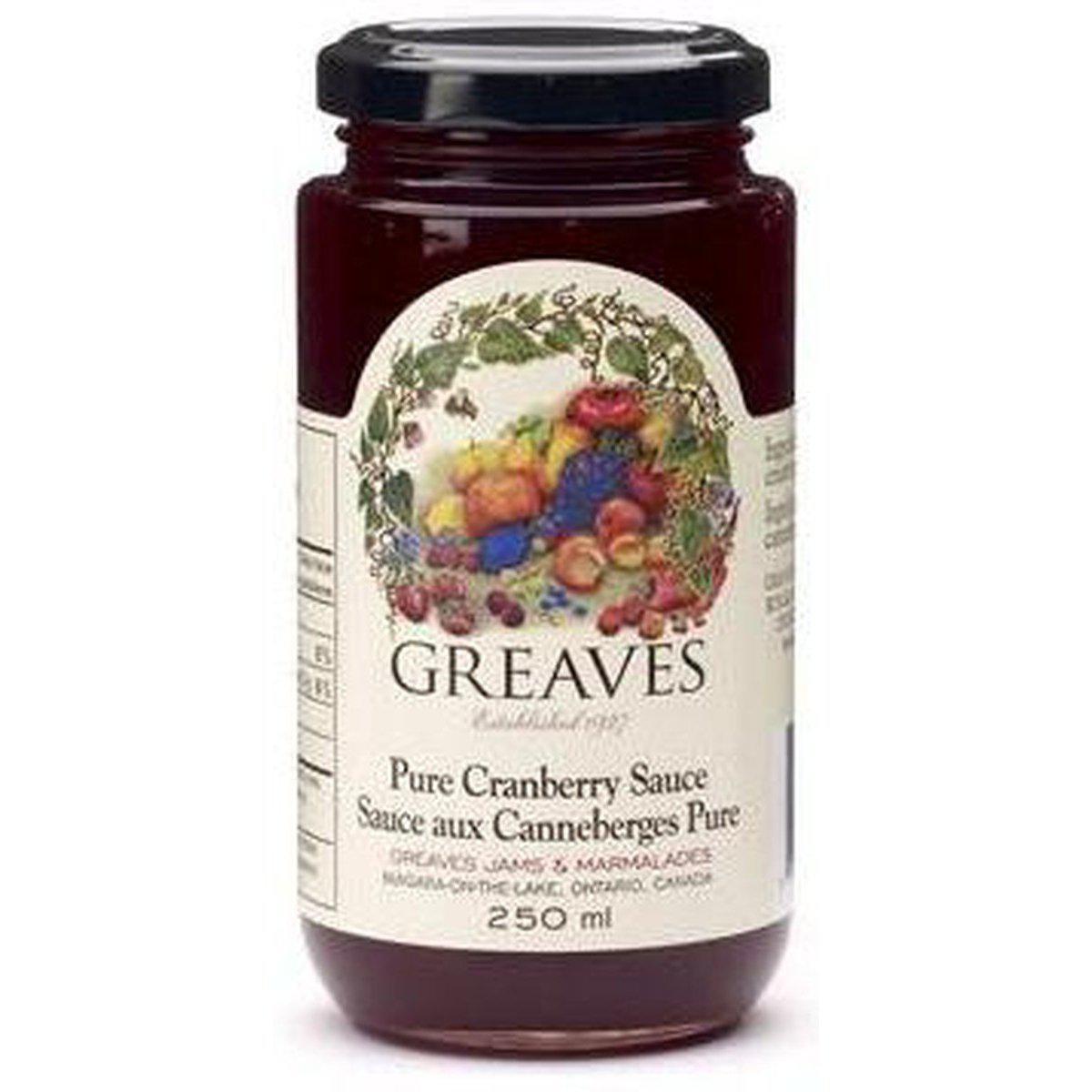 Greaves Pure Cranberry Sauce