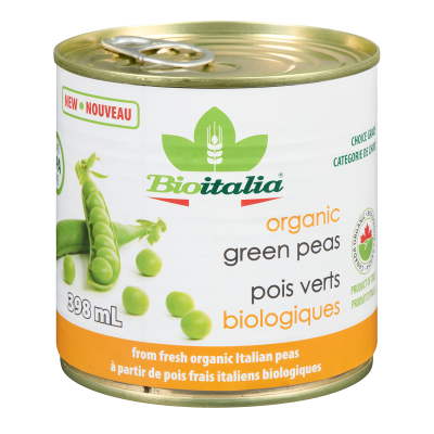 Bioitalia Organic Green Peas