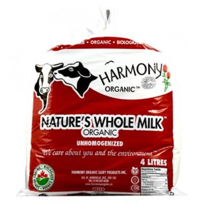 Harmony Organic Unhomogenized Whole Milk