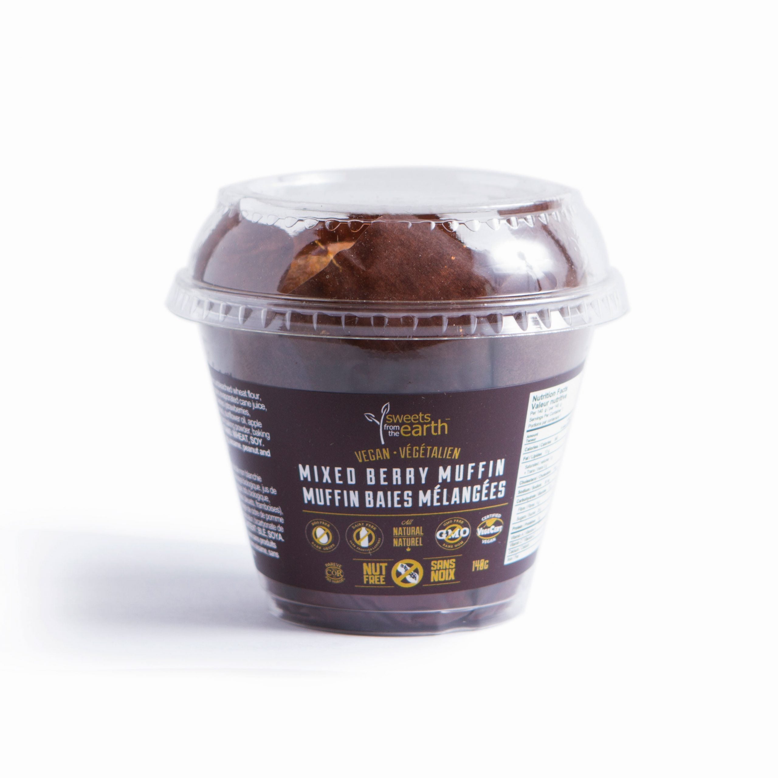 Sweets From The Earth Mixed Berry Muffin