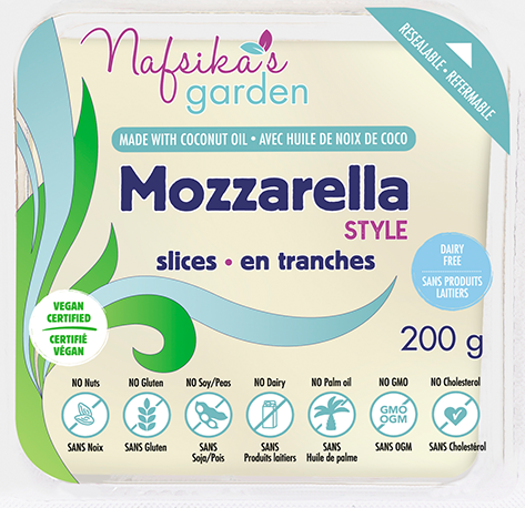 Nafsika's Garden Vegan Mozzarella Style Slices