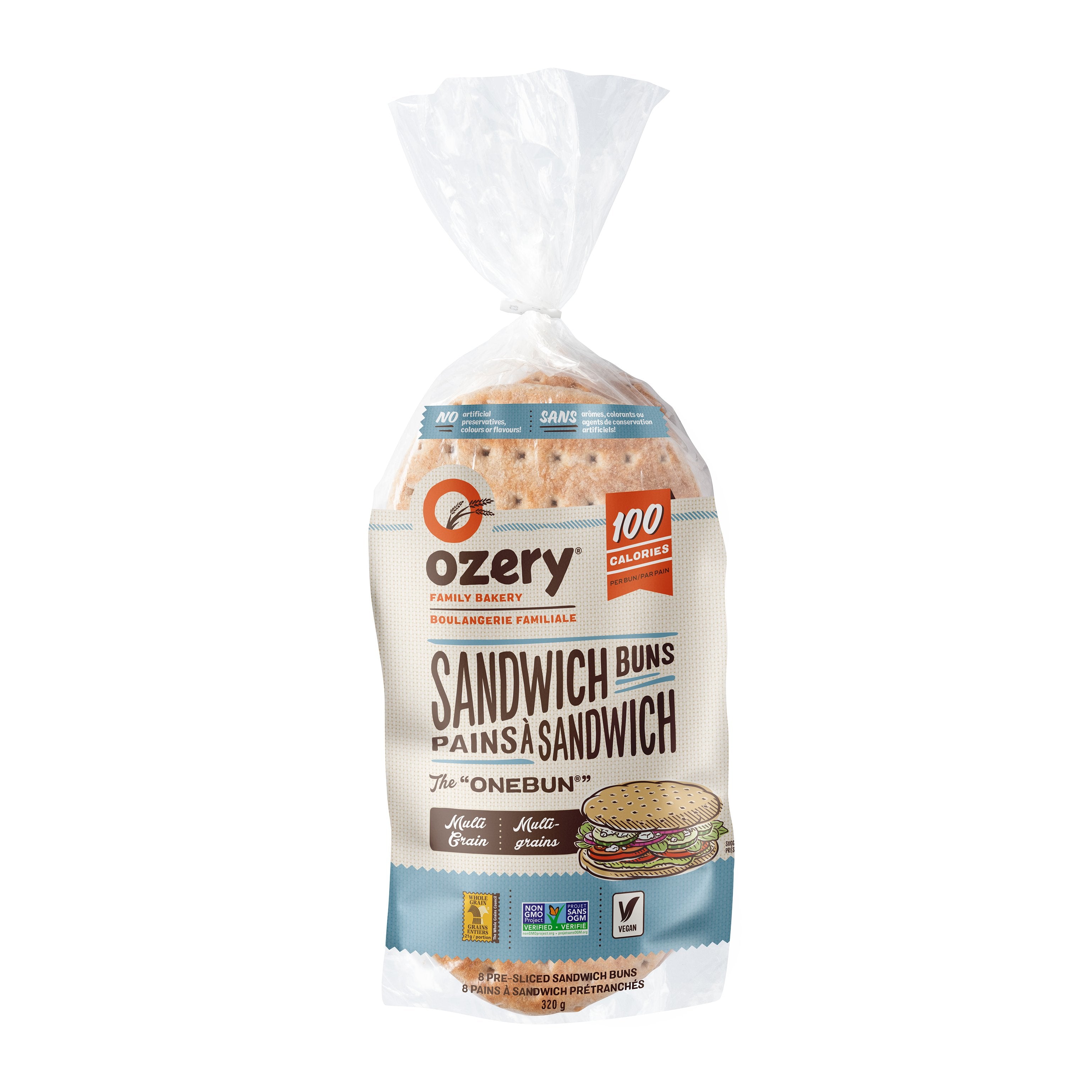Ozery Bakery One Bun Multigrain Thin