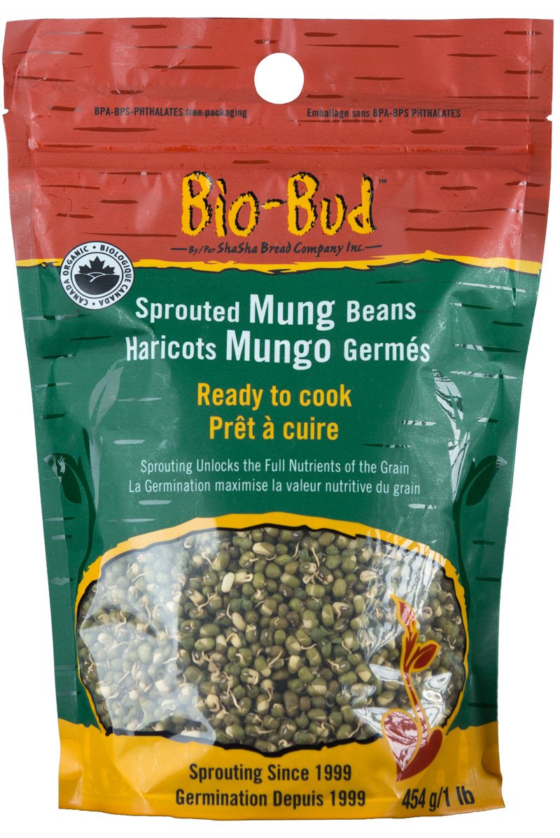 Shasha Organic Raw Sprouted Mung Beans