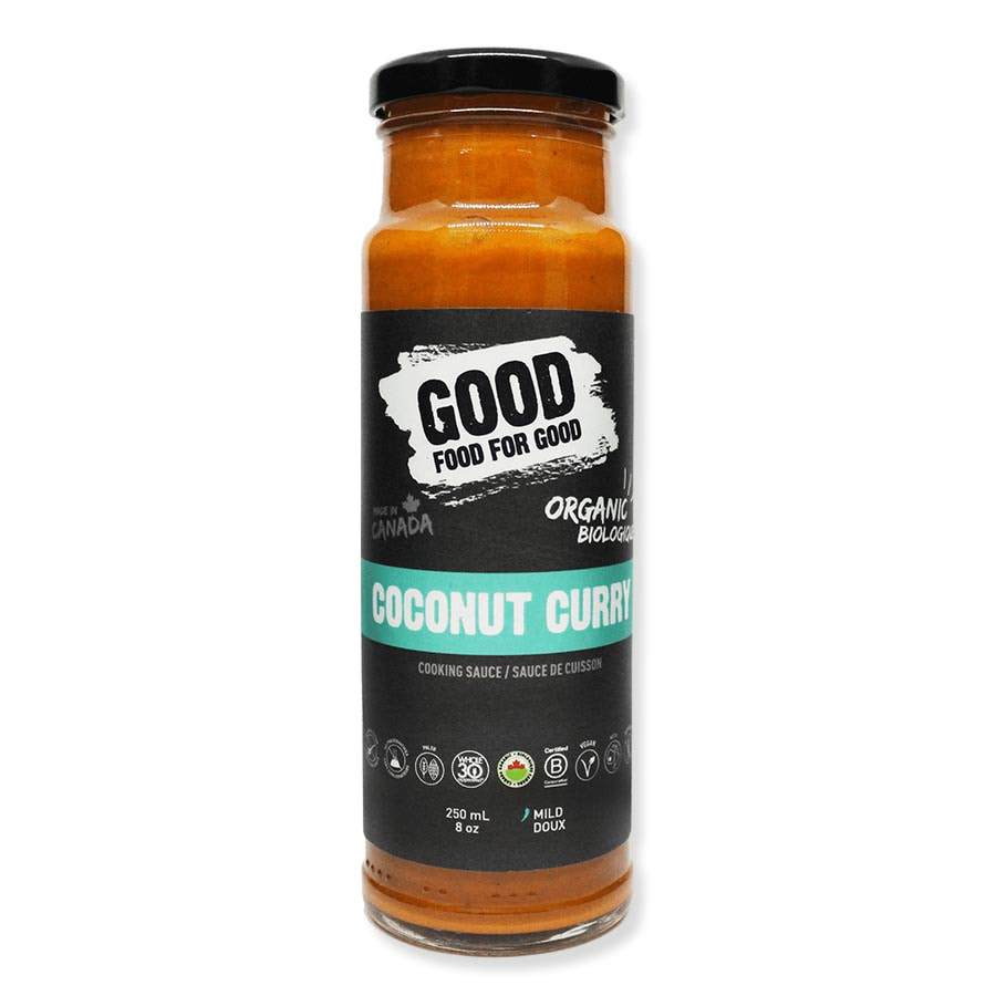 Good Food For Good Organic Coconut Curry Sauce