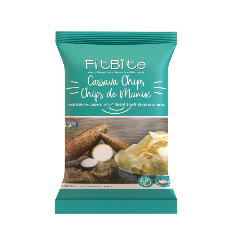 Fitbite Cassava Chips Sea Salt