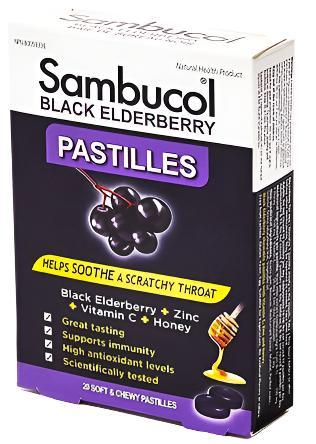 Sambucol Black Elderberry Pastilles