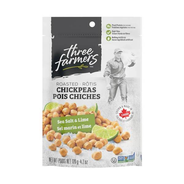 Three Farmers Sea Salt & Lime Chickpeas