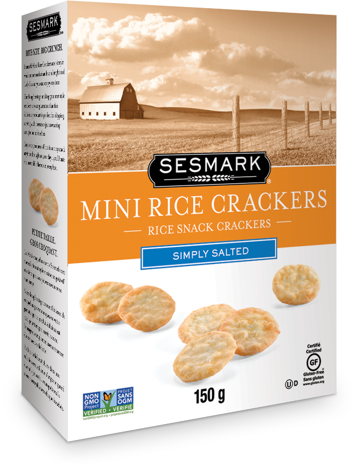 Sesmark Salted Mini Rice Crackers