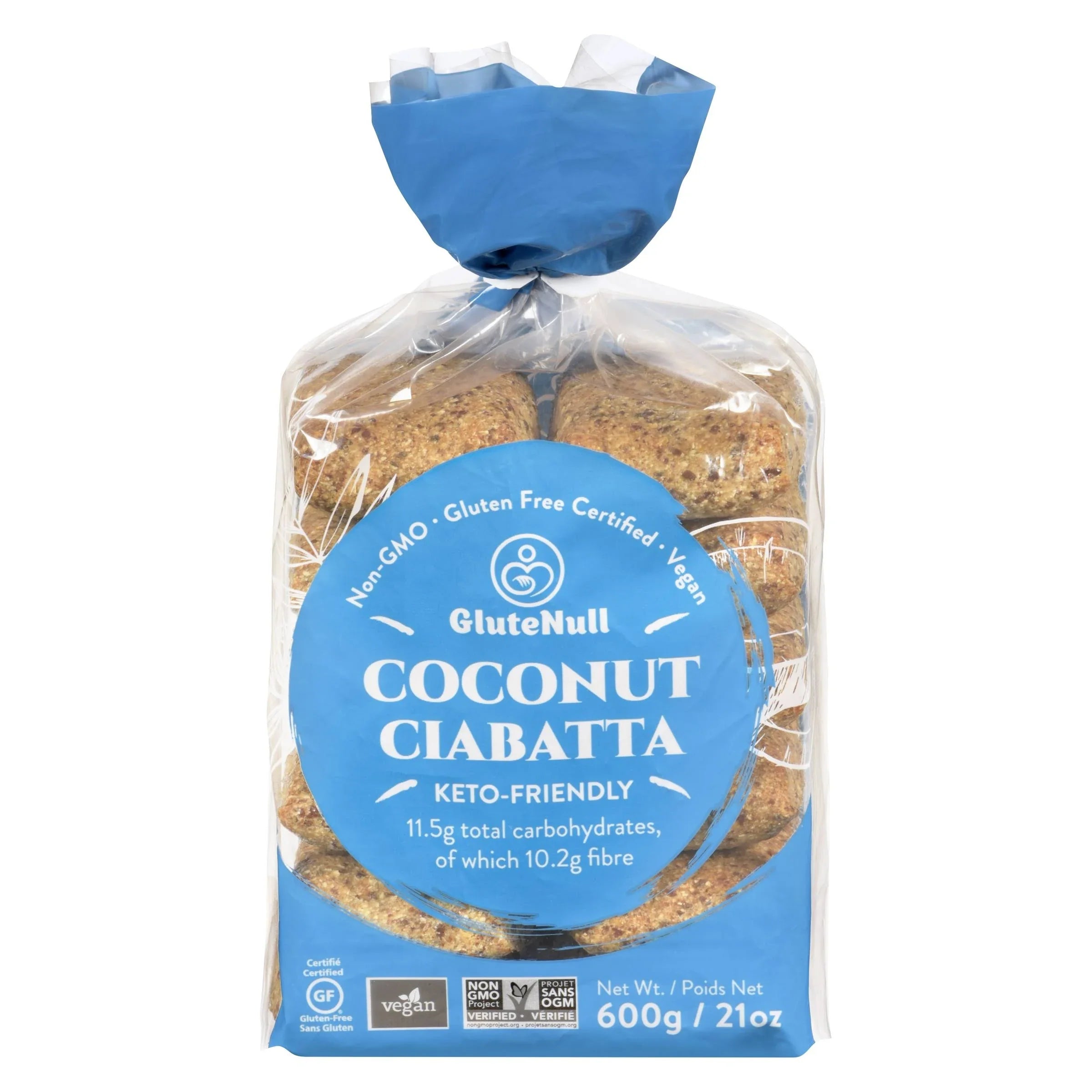 Glutenull Bakery Coconut Ciabatta Bread