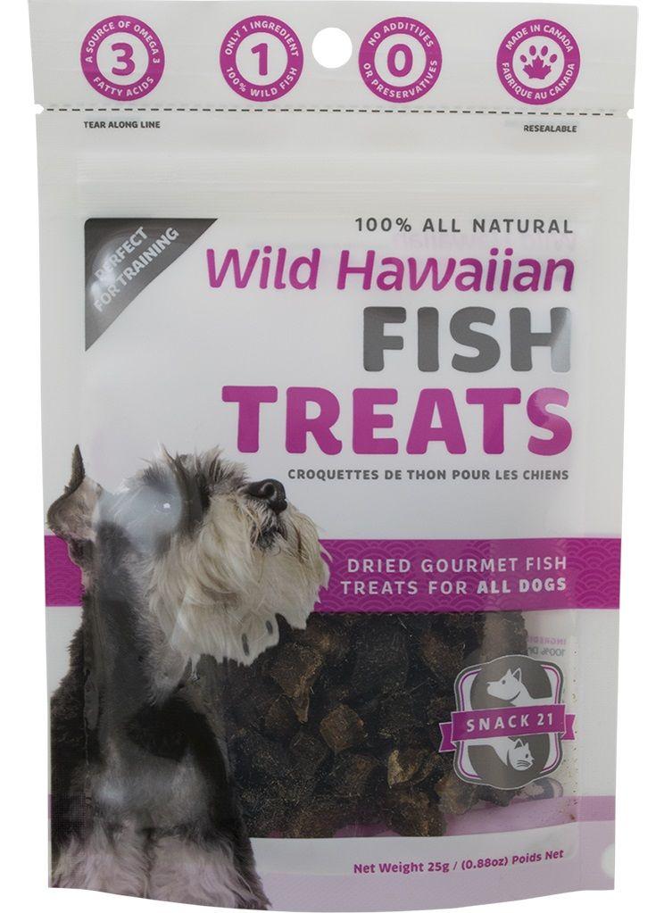 Snack 21 Wild Hawaiian Fish Treats For Dogs