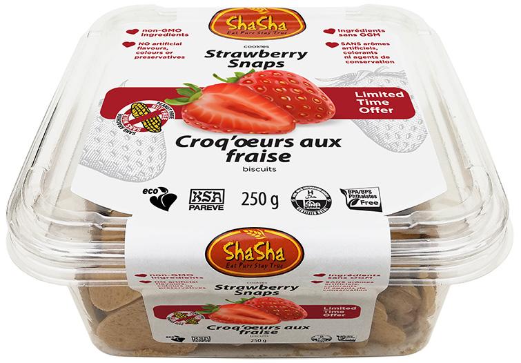 Shasha Strawberry Snaps