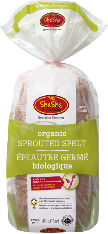 Shasha Organic Sprouted Spelt Bread