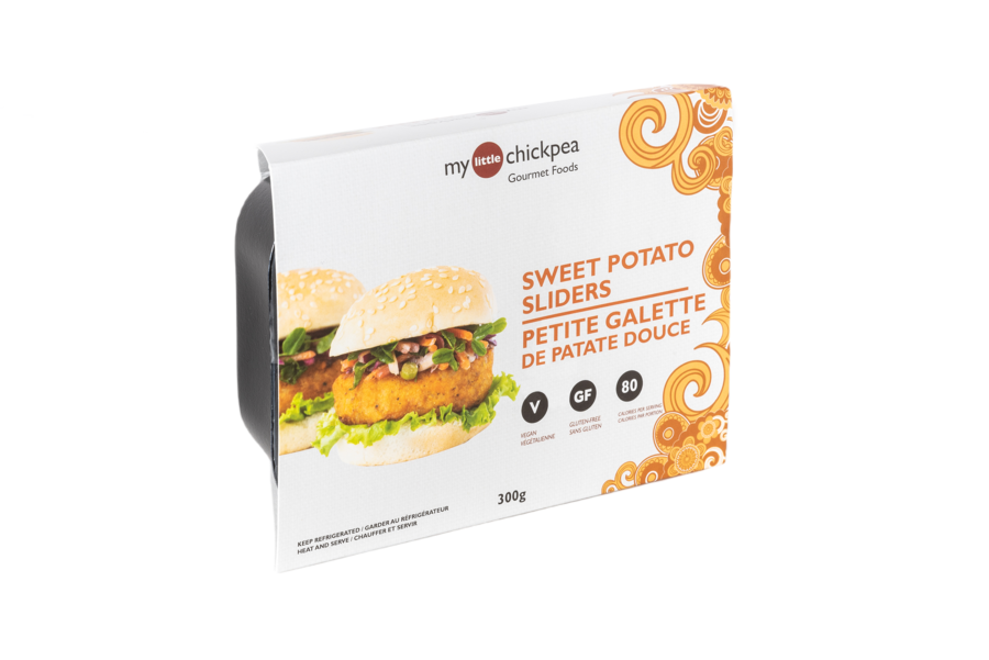 My Little Chickpea Sweet Potato Sliders