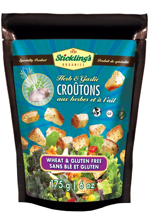 Stickling's Bakery Gluten Free Herb & Garlic Croutons