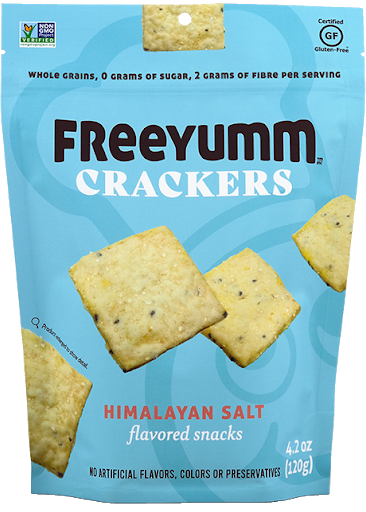 Freeyumm Gluten Free Himalayan Salt Crackers