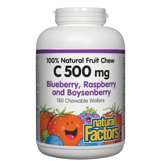 Natural Factors Vitamin C Chewables - Berry