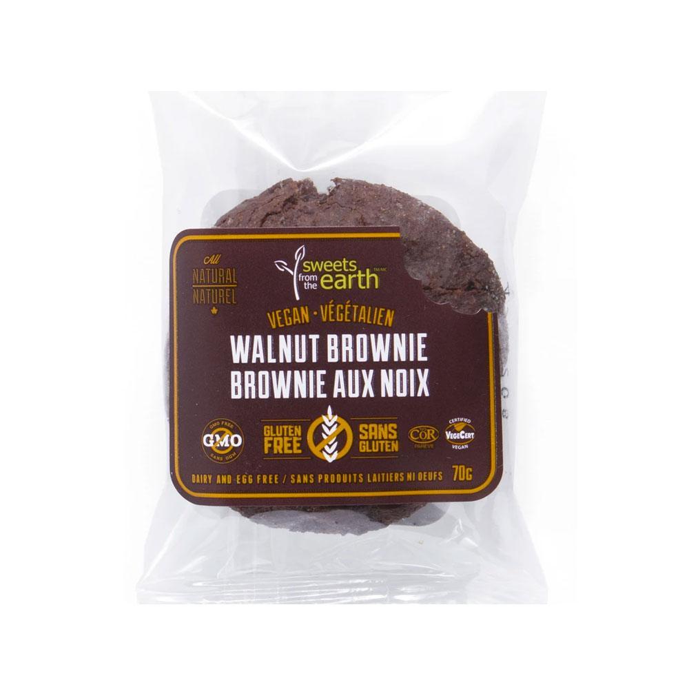 Sweets From The Earth Gluten Free Walnut Brownie
