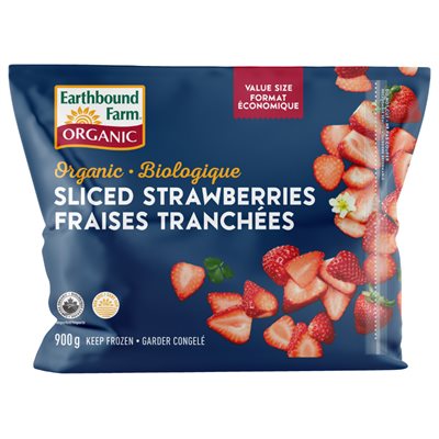 Organic Sliced Strawberries