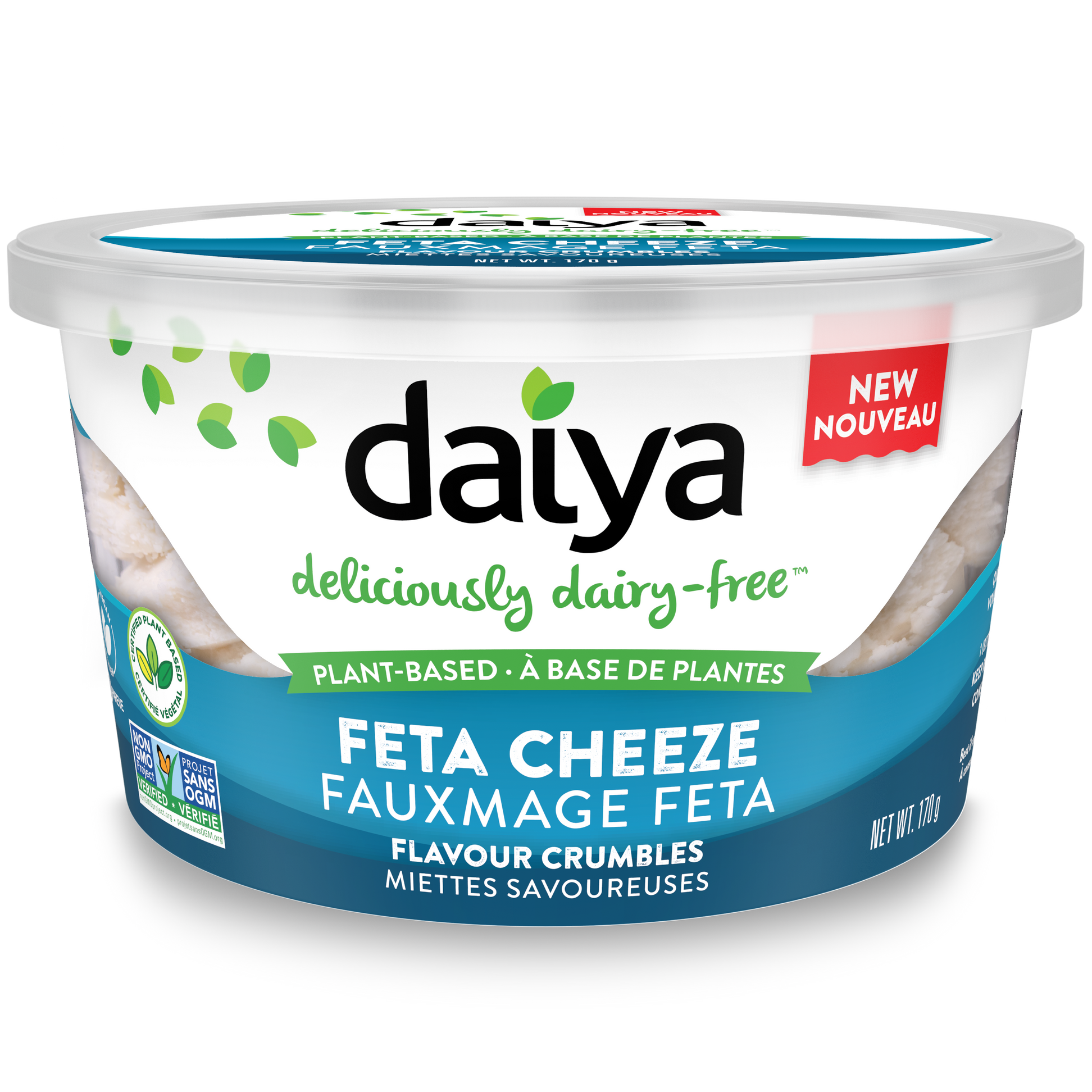 Plant-Based Feta Cheese Flavour Crumbles