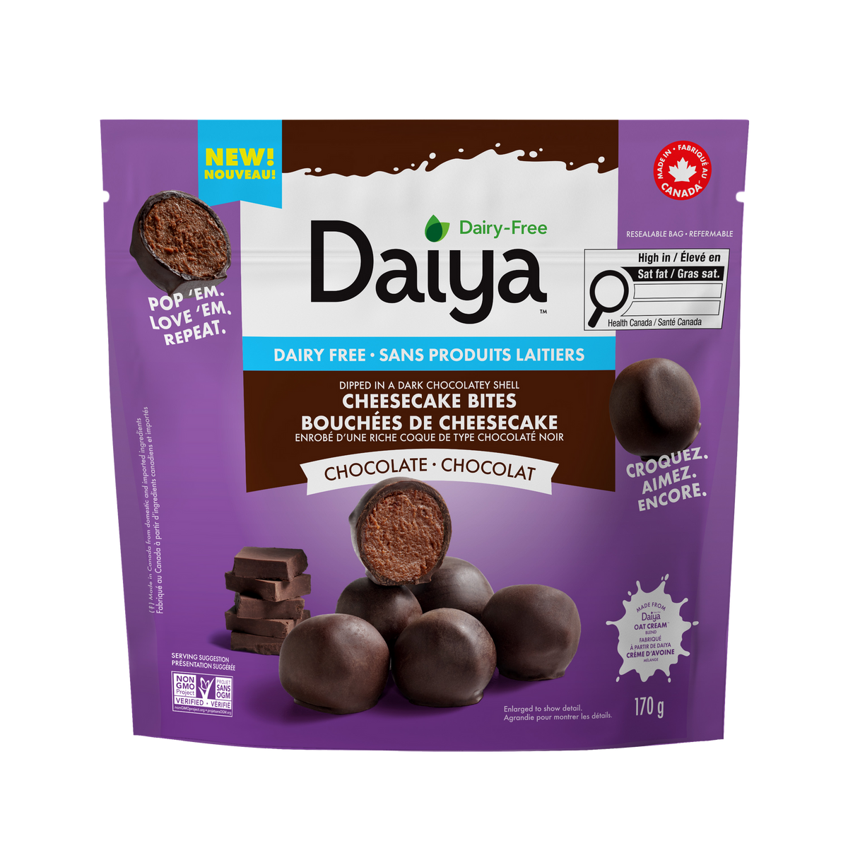Daiya Dairy-Free Chocolate Cheesecake Bites
