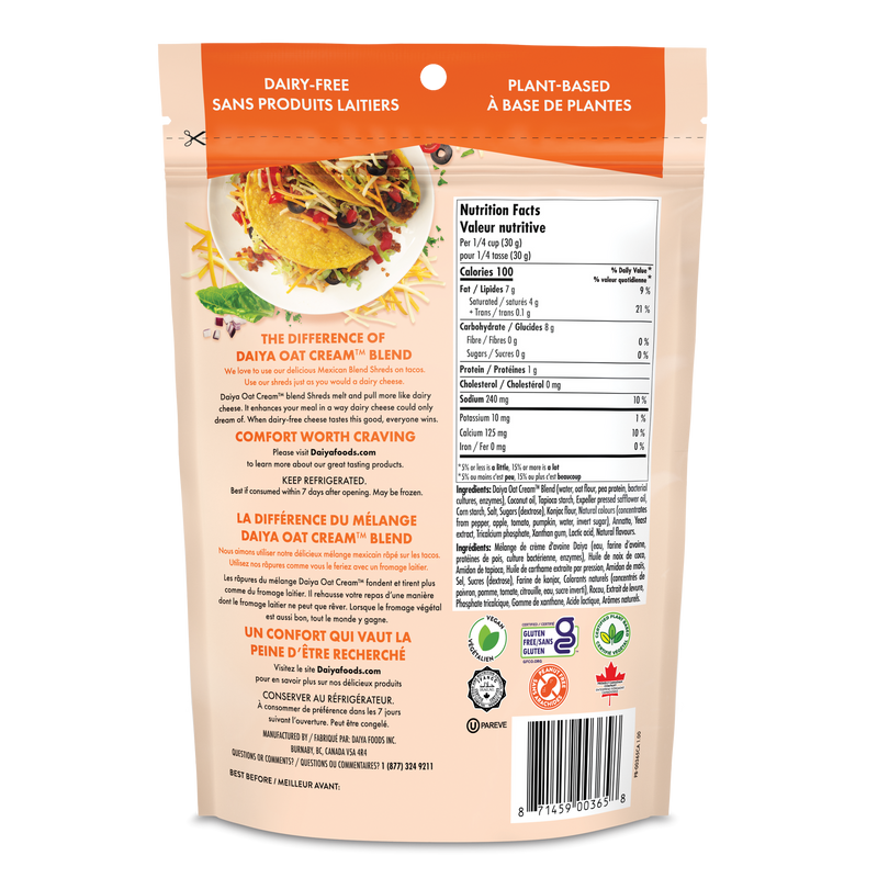 Mexican 4 Cheeze Flavoured Blend Shreds