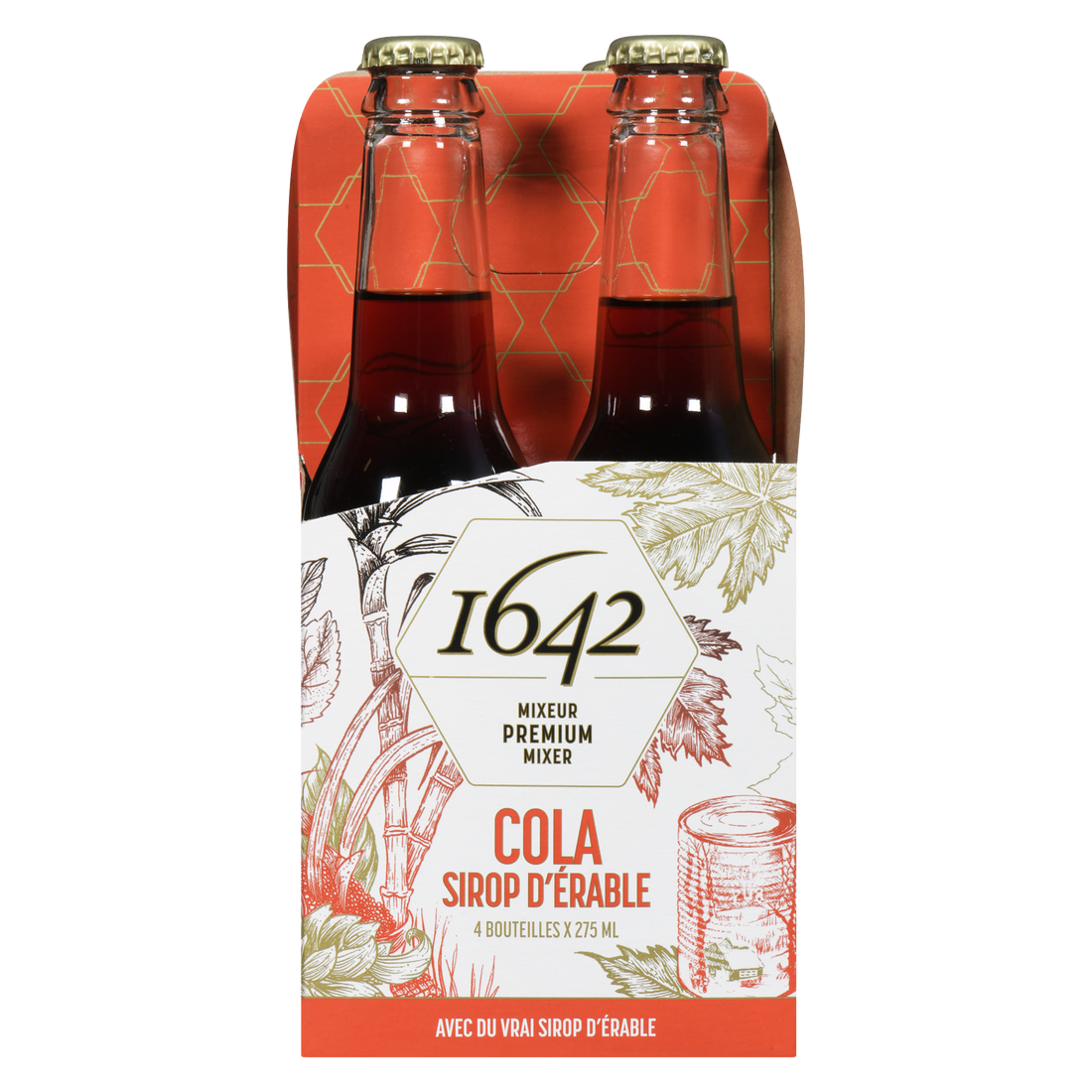 1642 Maple Cola Premium Mixer 4 Pack