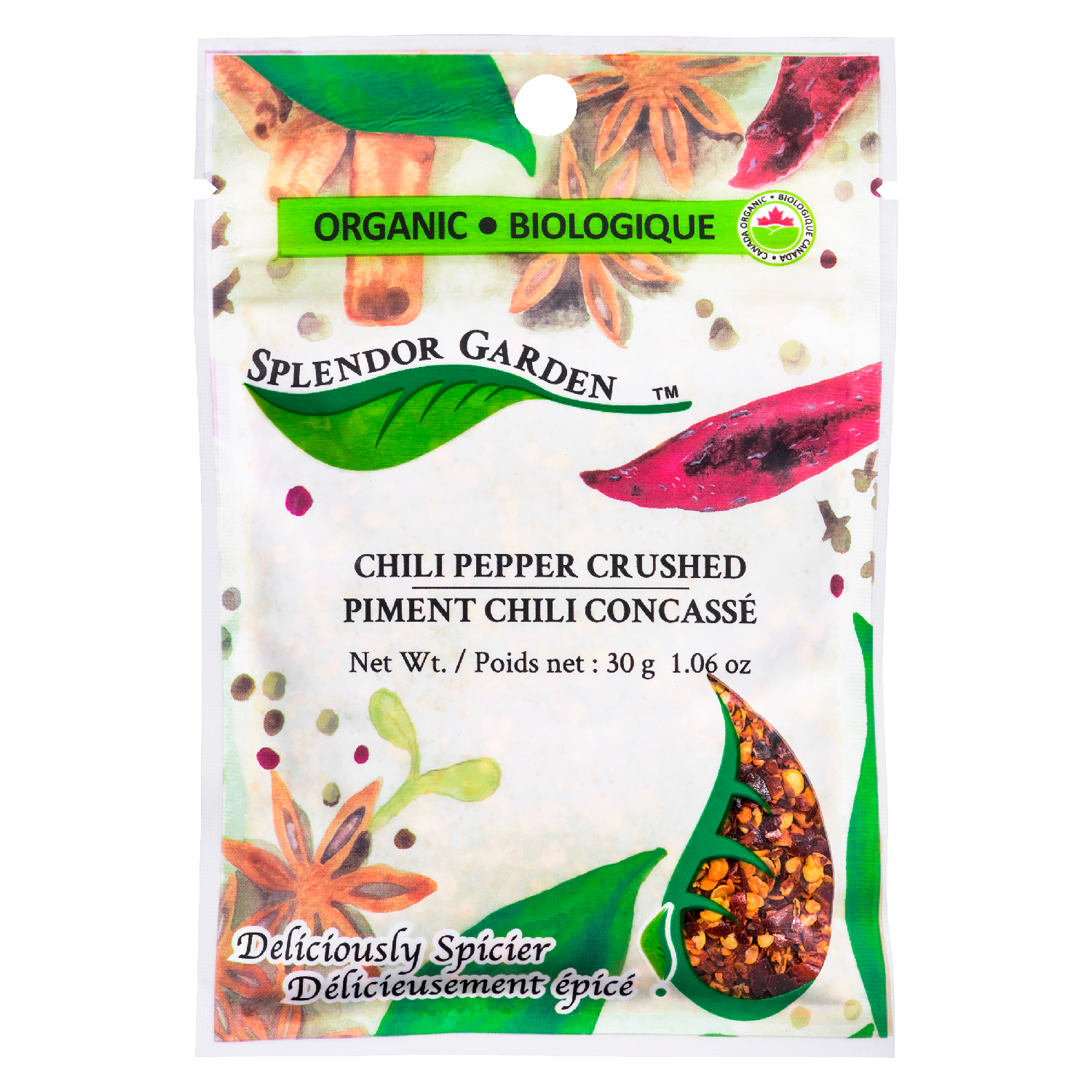 Splendor Garden Organic Crushed Chili Peppers