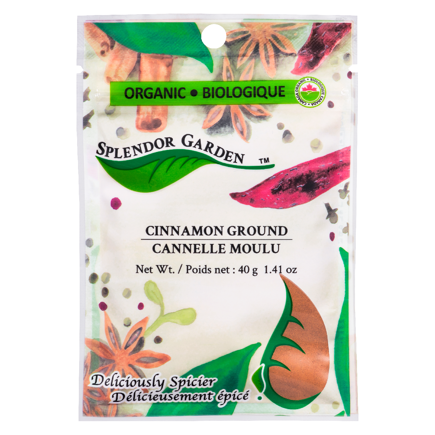 Splendor Garden Organic Ground Cinnamon