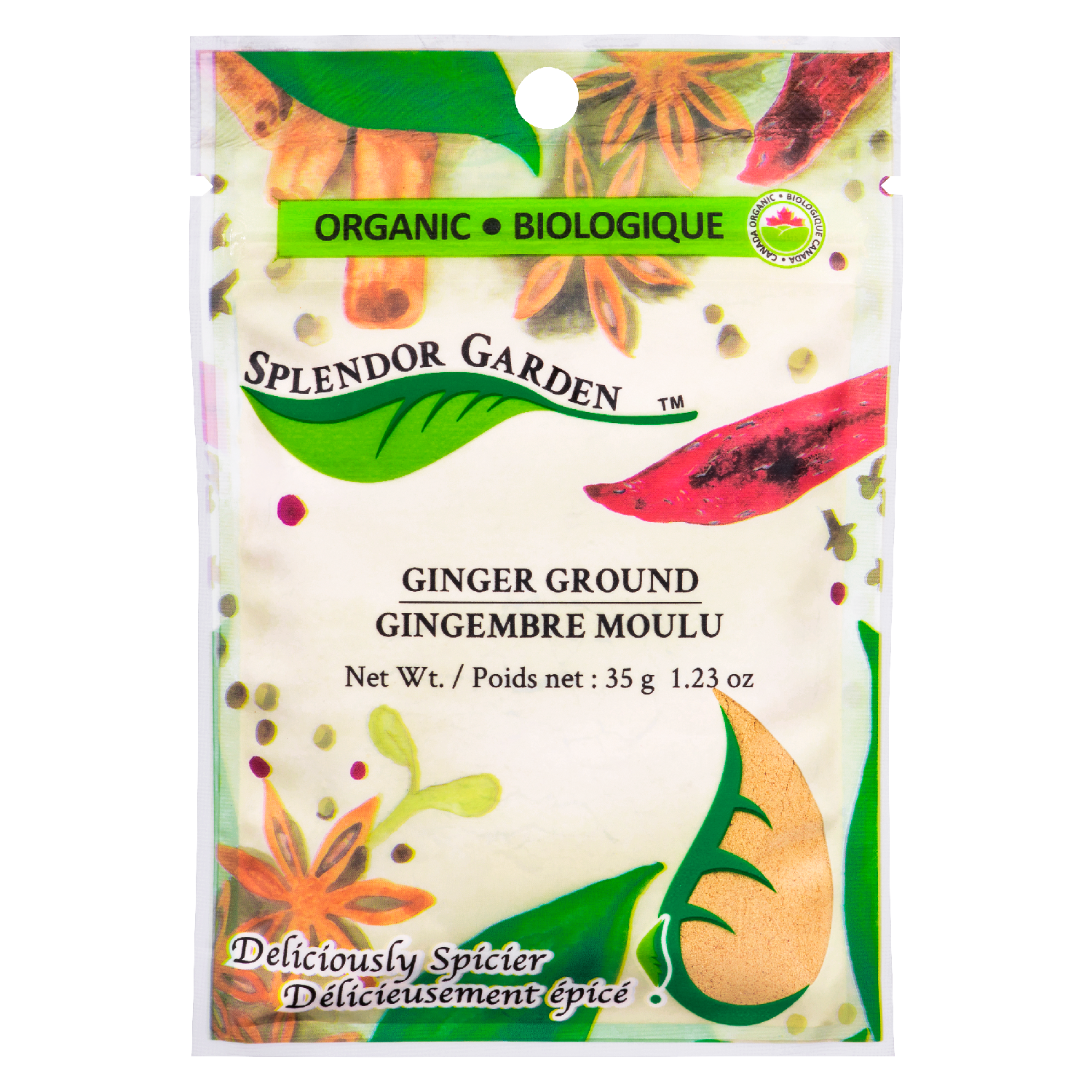 Splendor Garden Organic Ginger Ground