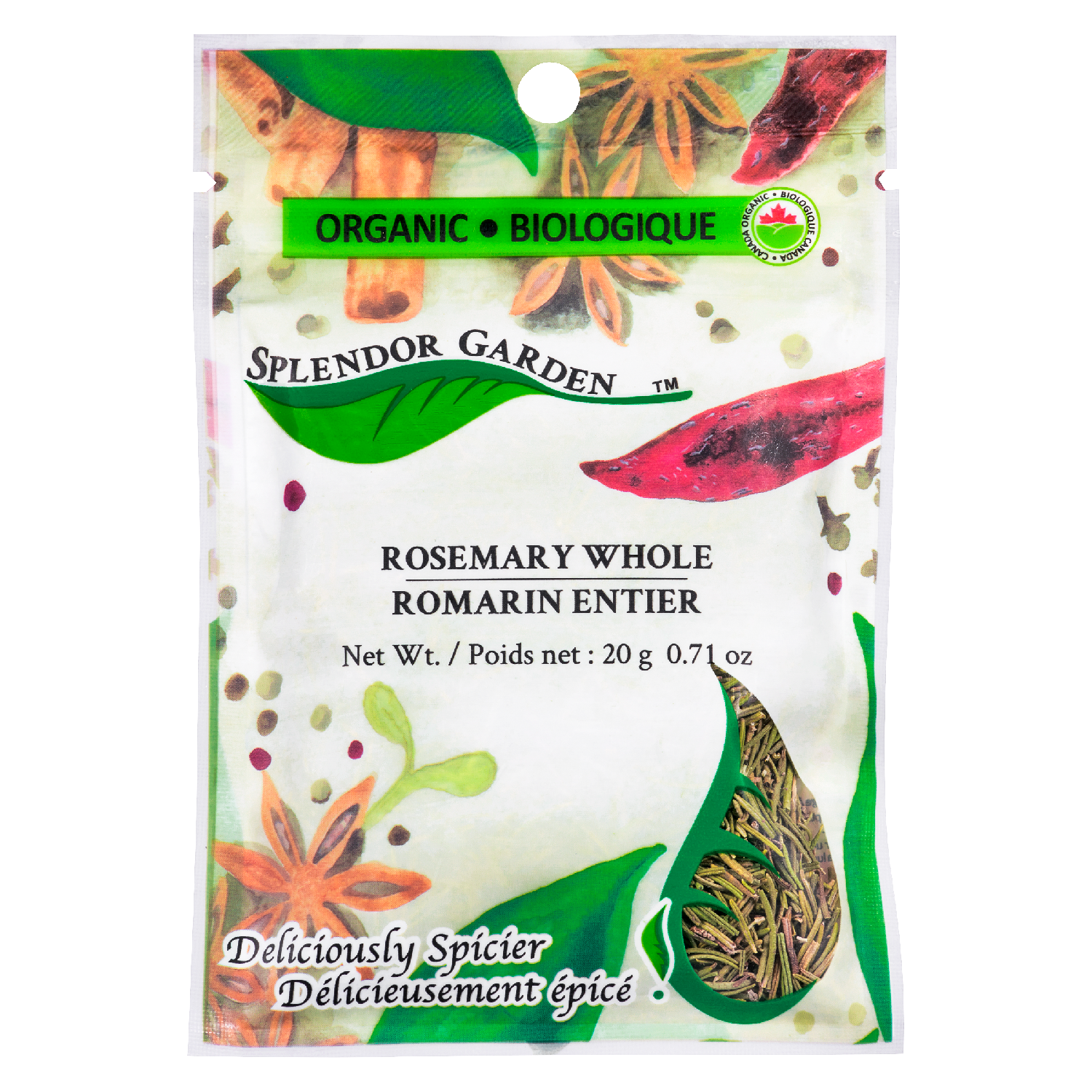 Splendor Garden Organic Rosemary Whole