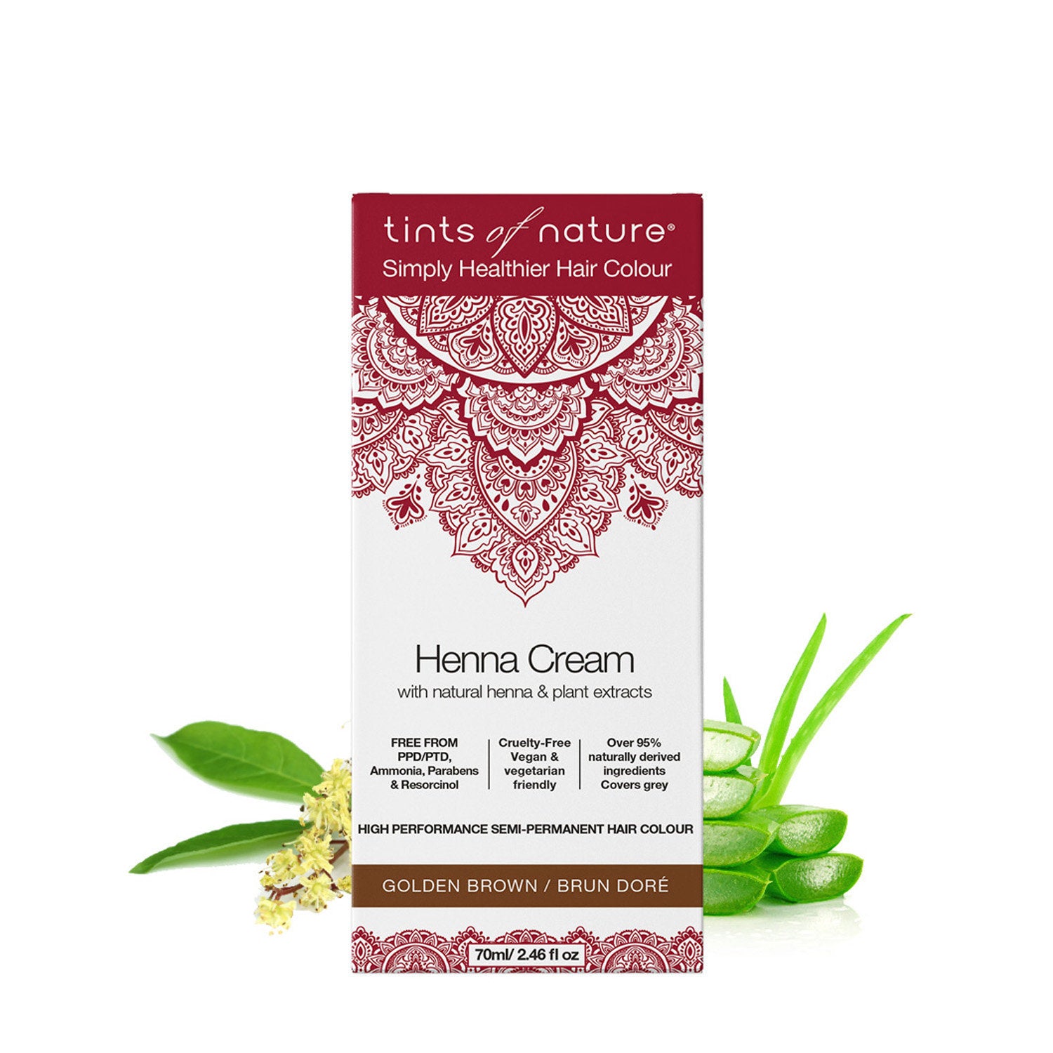 Golden Brown Henna Cream