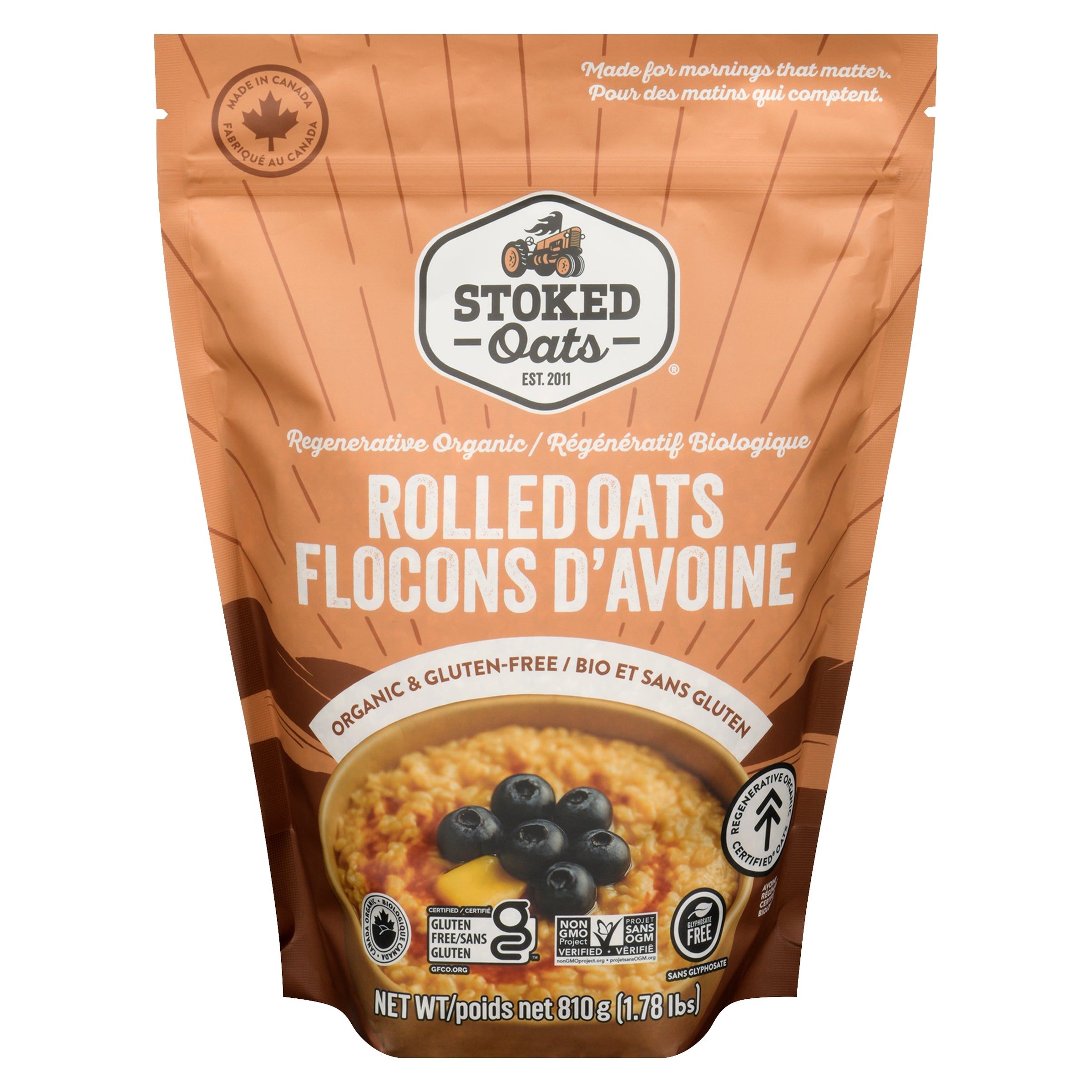 Stoked Oats Organic Rolled Oats