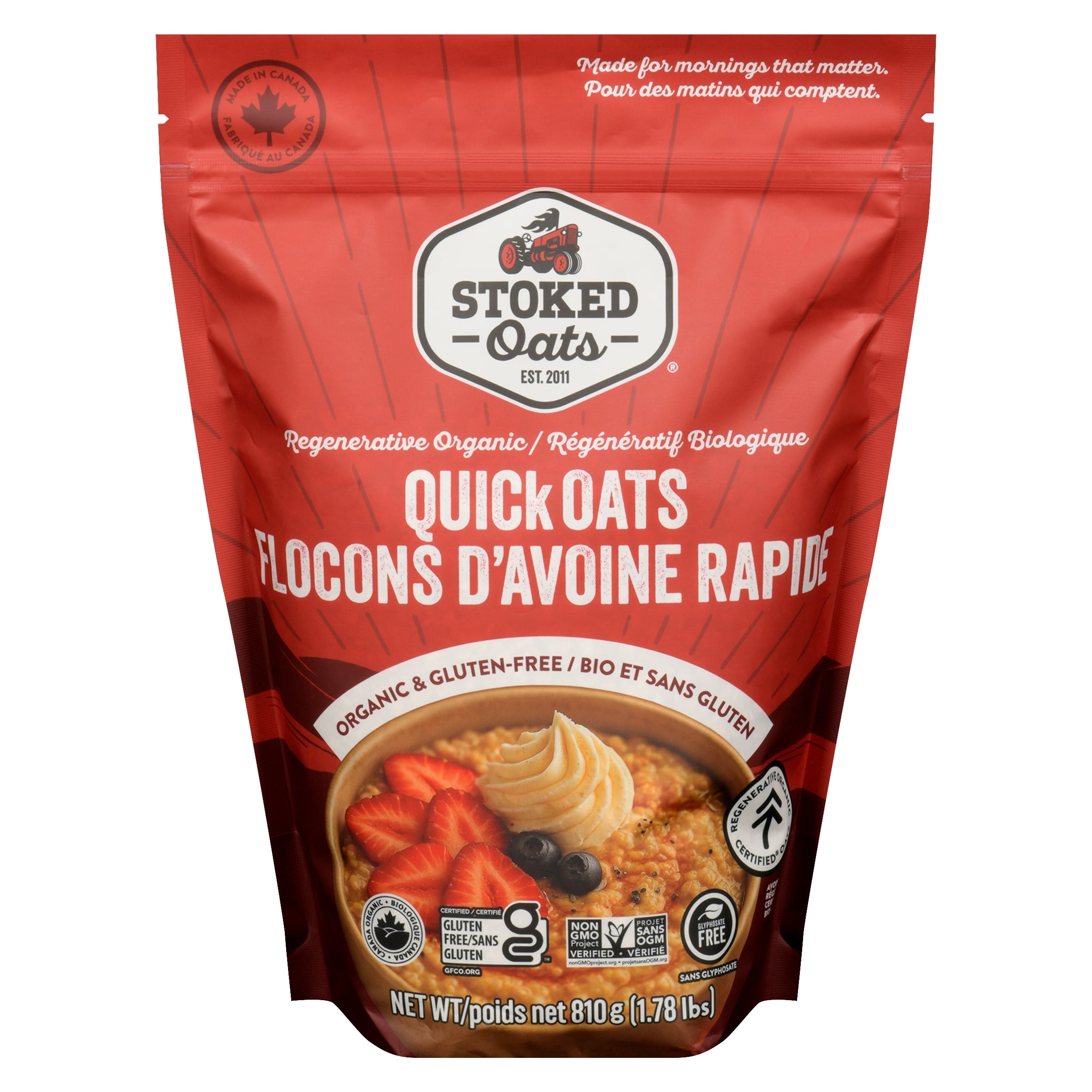 Stoked Oats Organic Quick Cook Oats