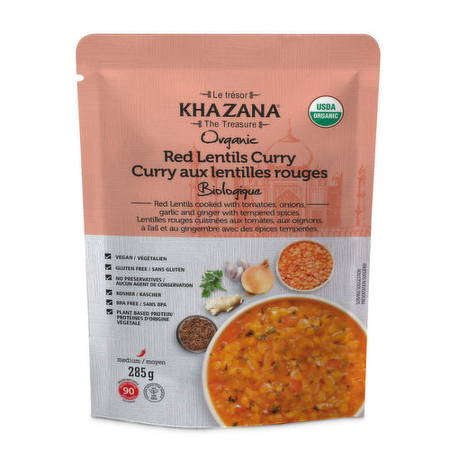 Organic Red Lentils Curry