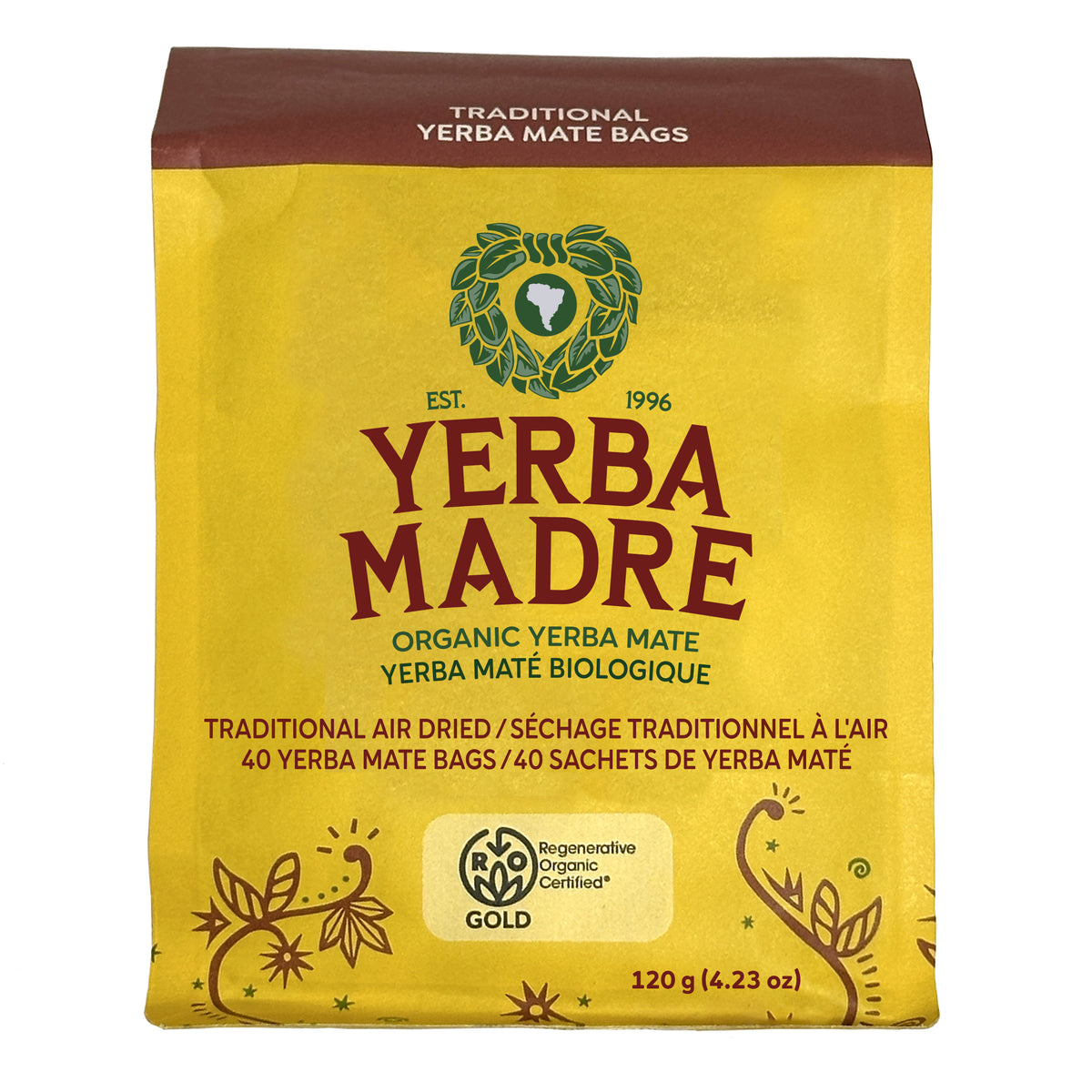 Yerba Madre Organic Yerba Mate Tea Bags