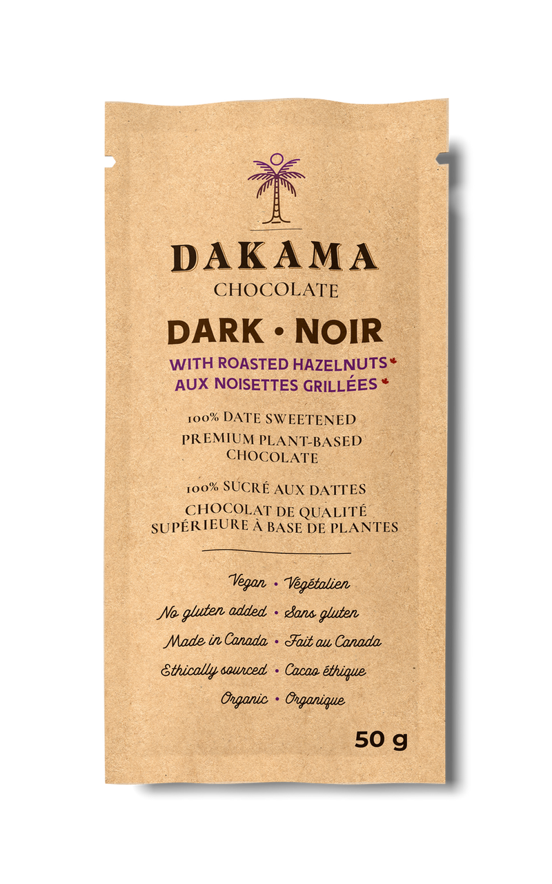 Dark Chocolate Bar with Roasted Hazelnuts
