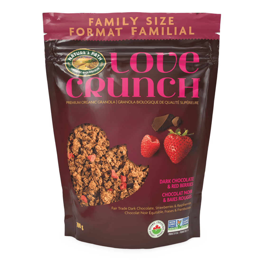 Dark Chocolate & Red Berries Granola