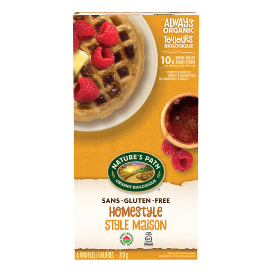 Organic Homestyle Waffles Gluten Free