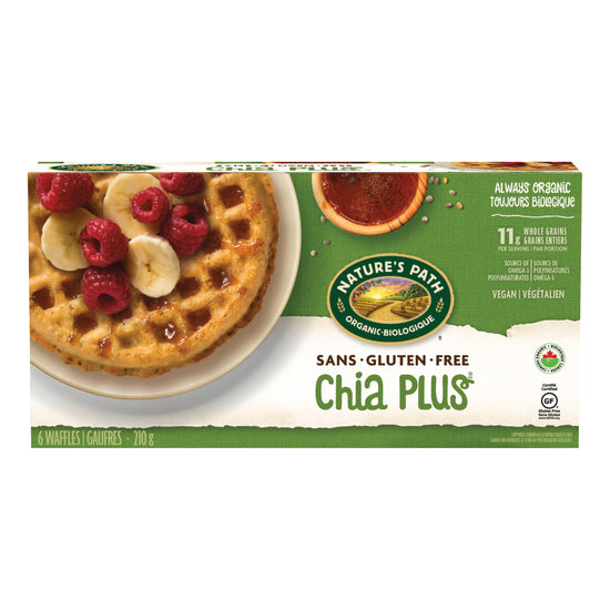 Organic Chia Plus Waffles Gluten Free