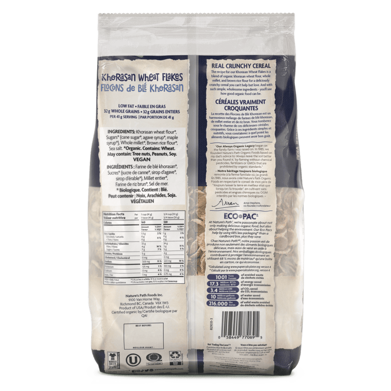 Organic Khorasan Wheat Flakes