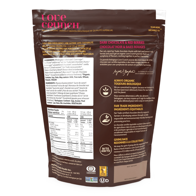 Organic Dark Chocolate Love Crunch