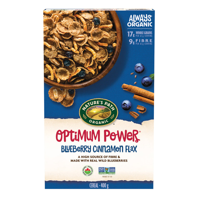 Organic Optimum Power Blueberry Cinnamon Flax Cereal