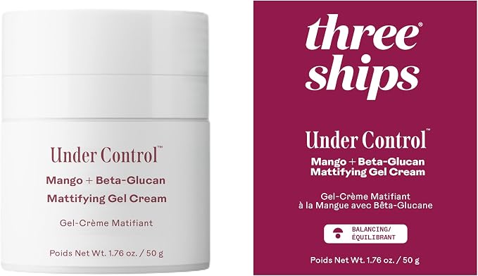 Three Ships Under Control Beta-Glucan Mattifying Gel Cream