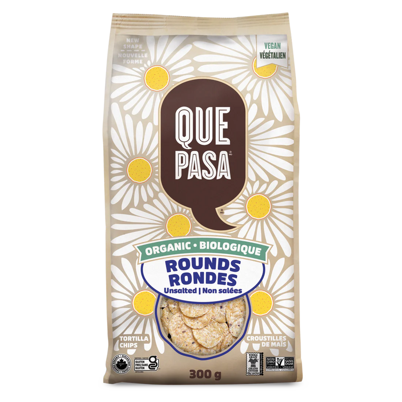 Organic Unsalted Tortilla Chip Rounds