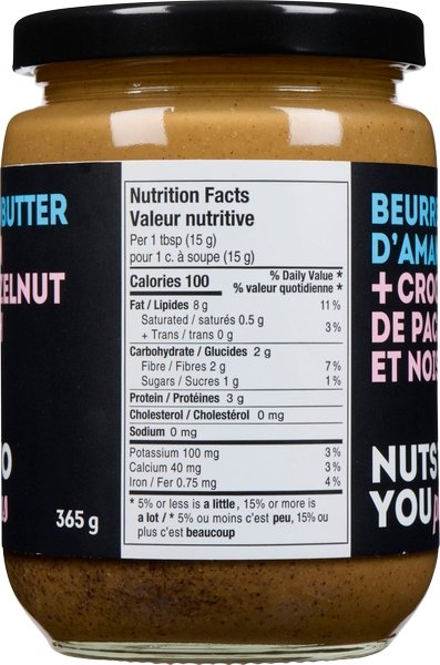 Nuts To You Almond Butter + Pecan and Hazelnut Crunch