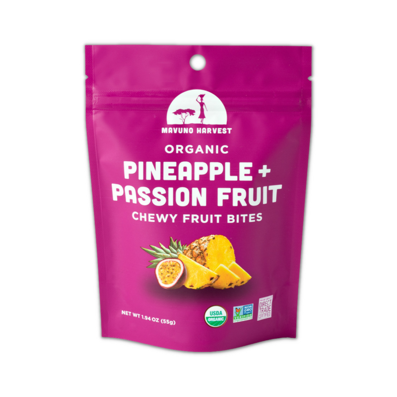 Organic Pineapple + Passion Fruit Chewy Fruit Bites